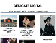 Tablet Screenshot of dedicatedigital.com
